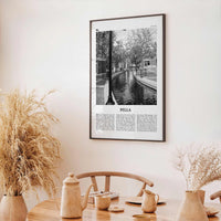 Pella Print Black and White Iowa, Pella Wall Art, Pella Poster, Pella Photo, Pella Wall Décor, Pella Map, Iowa, USA