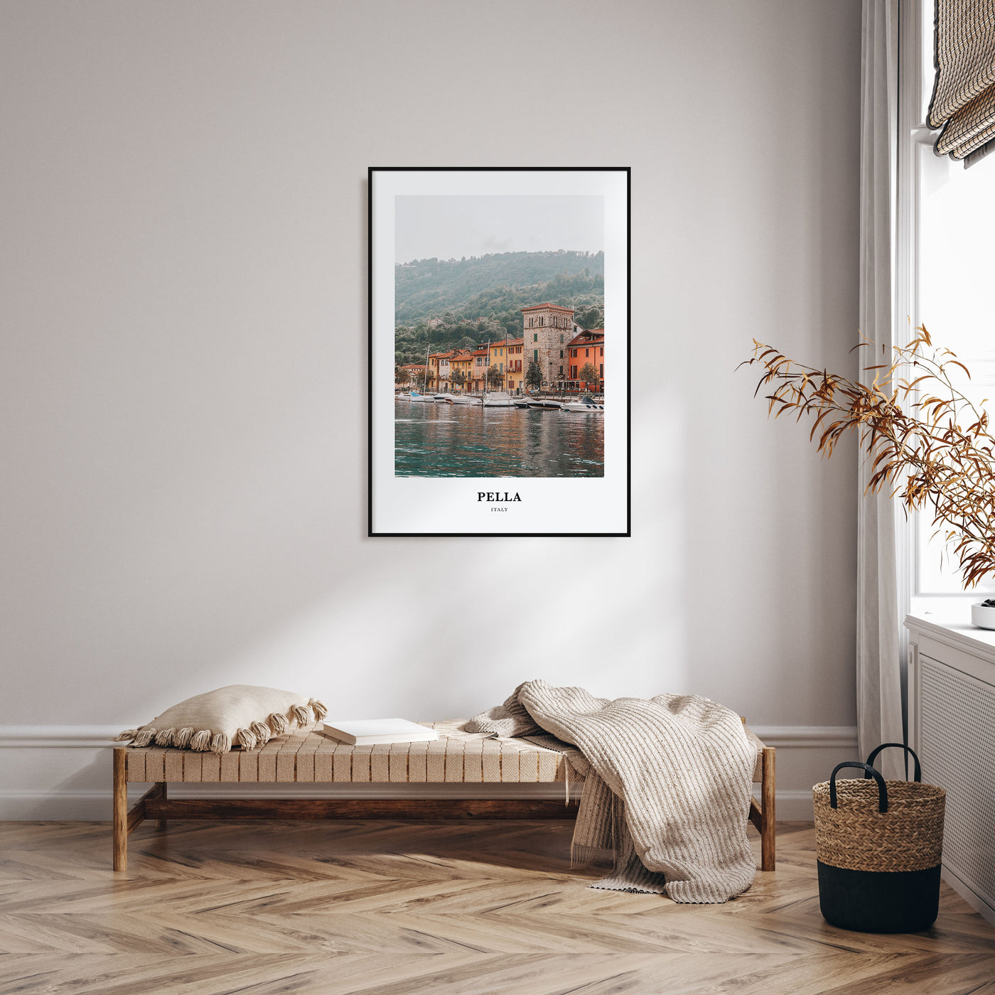 Pella, Italy Portrait Color No 2 Poster