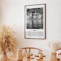 Pella Print Black and White Italy, Pella Wall Art, Pella Poster, Pella Photo, Pella Wall Décor, Pella Map, Italy