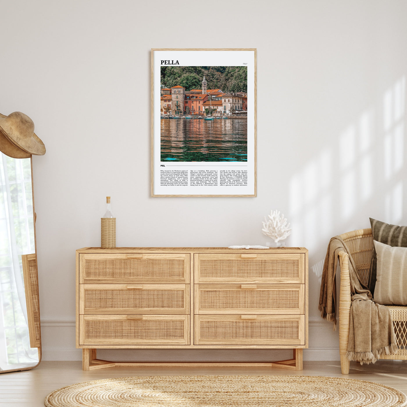 Pella, Italy Travel Color No 1 Poster