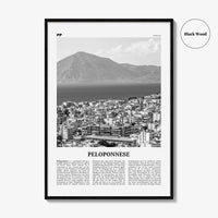 Peloponnese Print Black and White, Peloponnese Wall Art, Peloponnese Poster, Peloponnese Photo, Πελοπόννησος, Greece, Patras