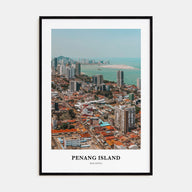 Penang Island Portrait Color Poster