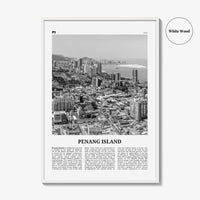 Penang Island Print Black and White, Penang Island Wall Art, Penang Island Poster, Penang Island Photo, Penang Island Wall Decor, Malaysia