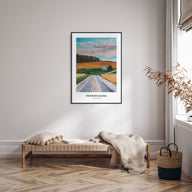 Pennsylvania Portrait Color Poster