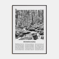 Pennsylvania Travel B&W No 3 Poster
