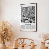 Pennsylvania Print Black and White No 3, Pennsylvania Wall Art, Pennsylvania Poster, Pennsylvania Photo, Pennsylvania Décor, Pennsylvania