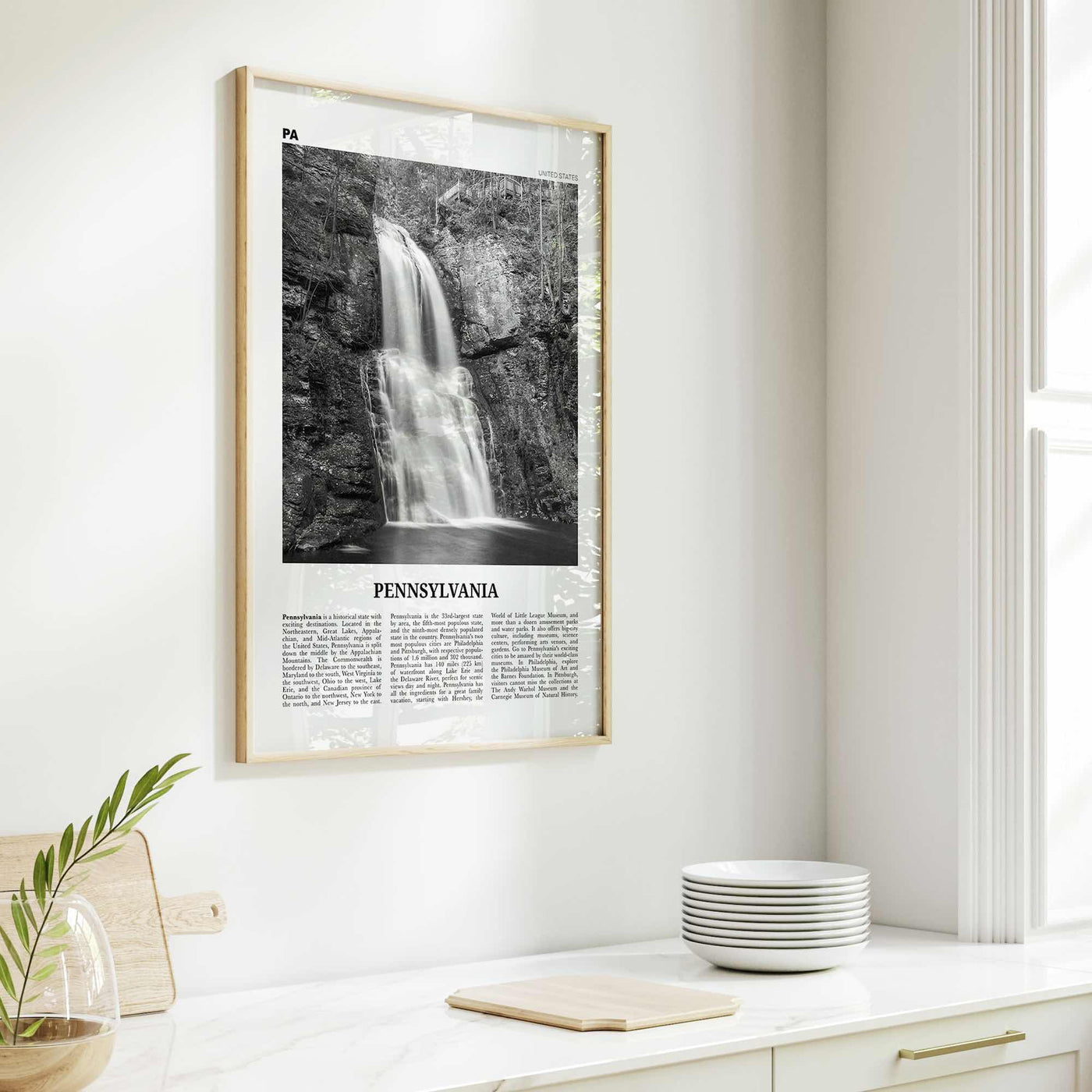 Pennsylvania Print Black and White No 4, Pennsylvania Wall Art, Pennsylvania Poster, Pennsylvania Photo, Pennsylvania Décor, Pennsylvania