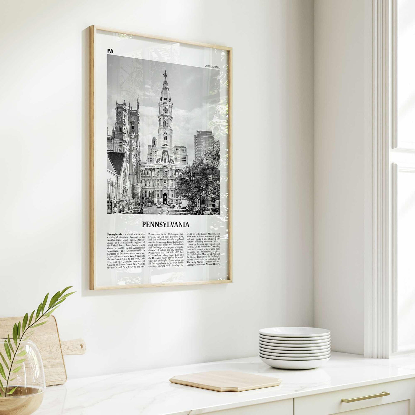 Pennsylvania Print Black and White No 5, Pennsylvania Wall Art, Pennsylvania Poster, Pennsylvania Photo, Pennsylvania Décor, United States