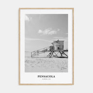 Pensacola Portrait B&W No 2 Poster