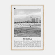 Pensacola Travel B&W No 2 Poster