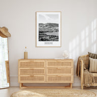 Penticton Portrait B&W Poster