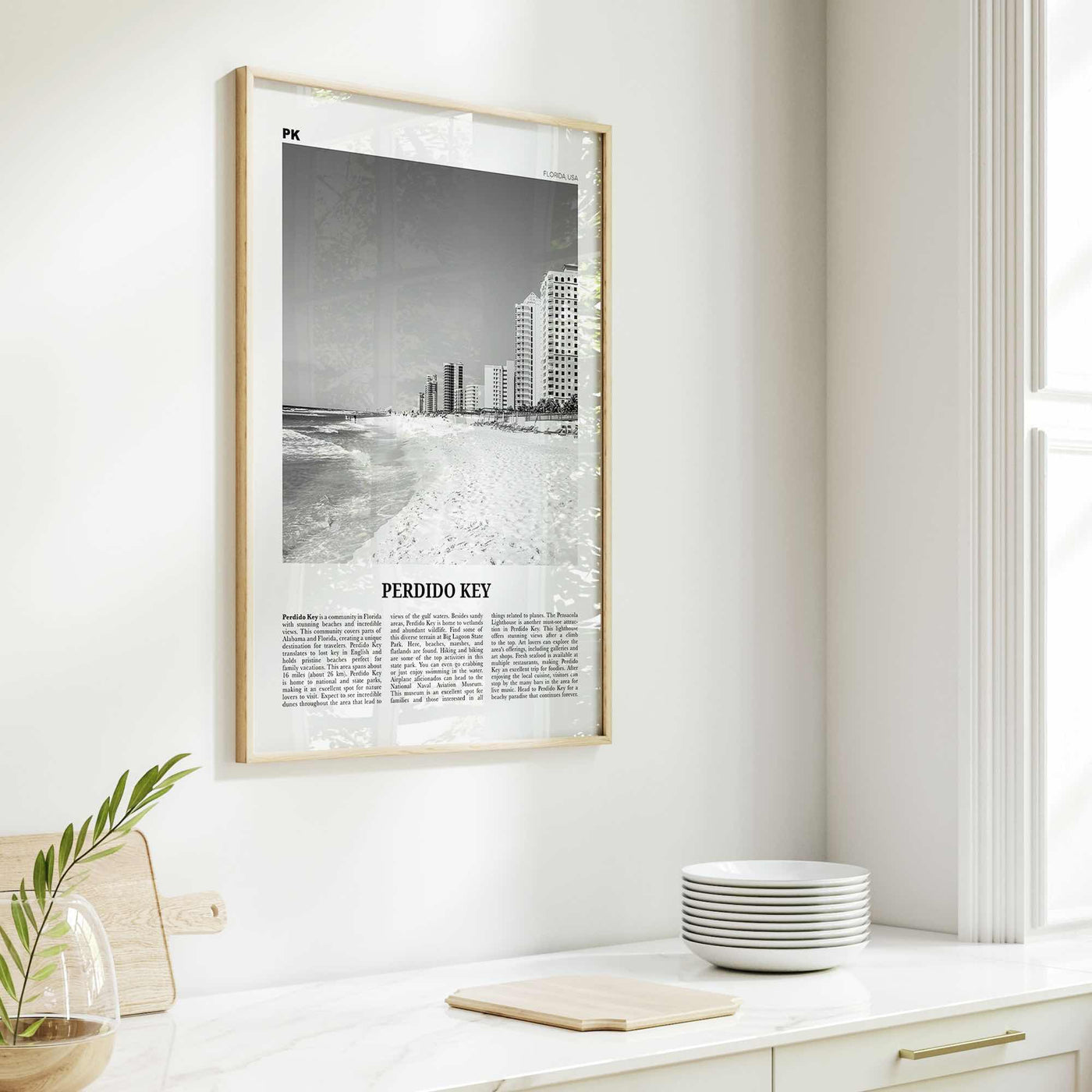 Perdido Key Print Black and White, Perdido Key Wall Art, Perdido Key Poster, Perdido Key Photo, Perdido Key Wall Décor, Florida, USA