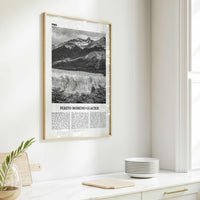 Perito Moreno Glacier Print Black and White, Perito Moreno Wall Art, Perito Moreno Poster, Perito Moreno Photo, Perito Moreno Wall Décor