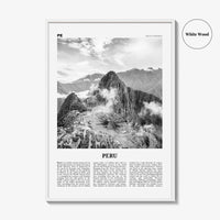 Peru Print Black and White No 1, Peru Wall Art, Peru Poster, Peru Photo, Peru Wall Decor, Country Art Print, República del Perú