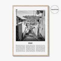 Peru Print Black and White No 2, Peru Wall Art, Peru Poster, Peru Photo, Peru Wall Decor, Country Art Print, República del Perú, America