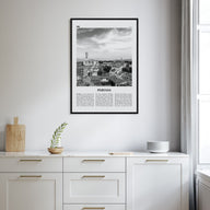 Perugia Travel B&W Poster
