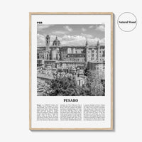 Pesaro Print Black and White, Pesaro Wall Art, Pesaro Poster, Pesaro Photo, Pesaro Wall Décor, Pesaro Map, Italy