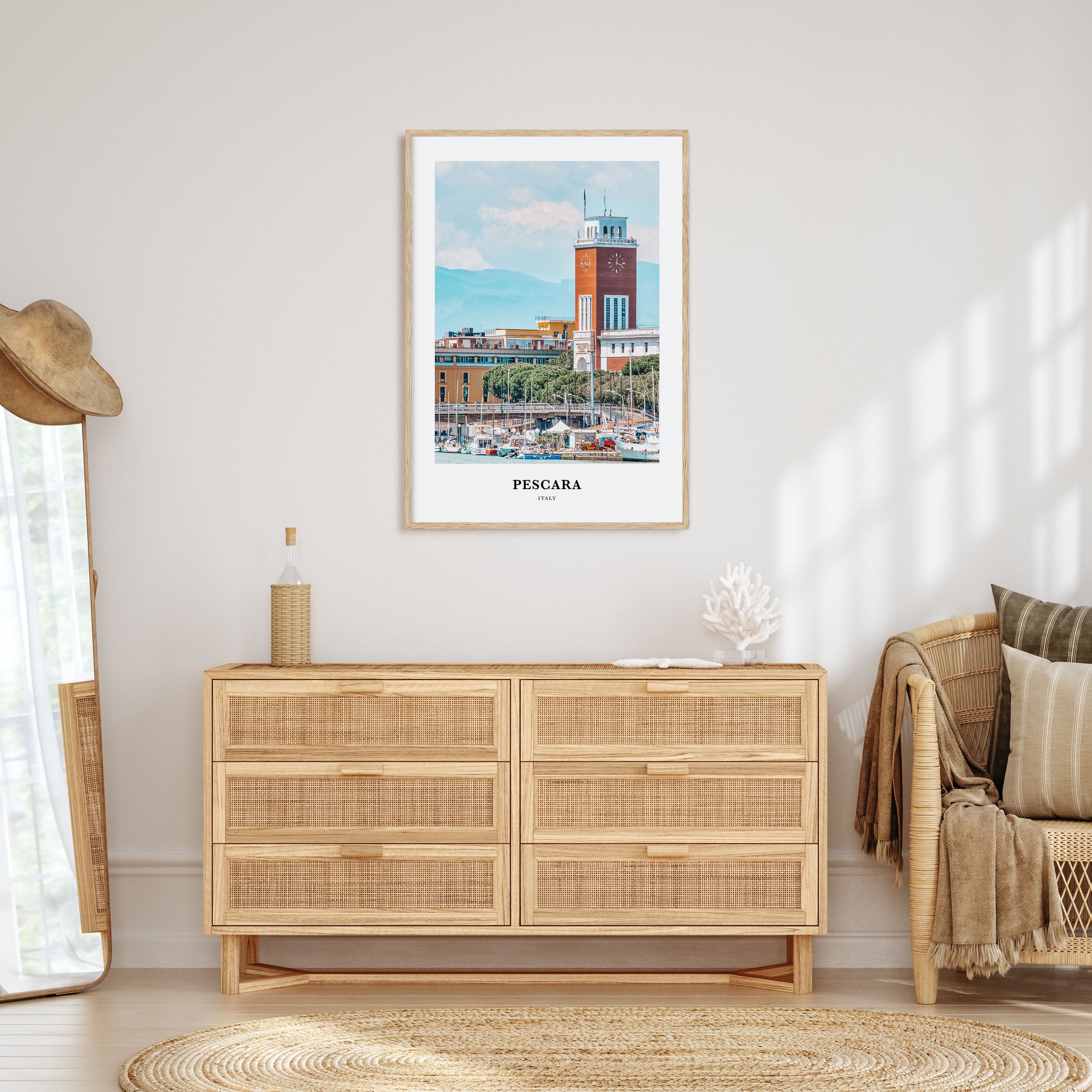 Pescara Portrait Color Poster