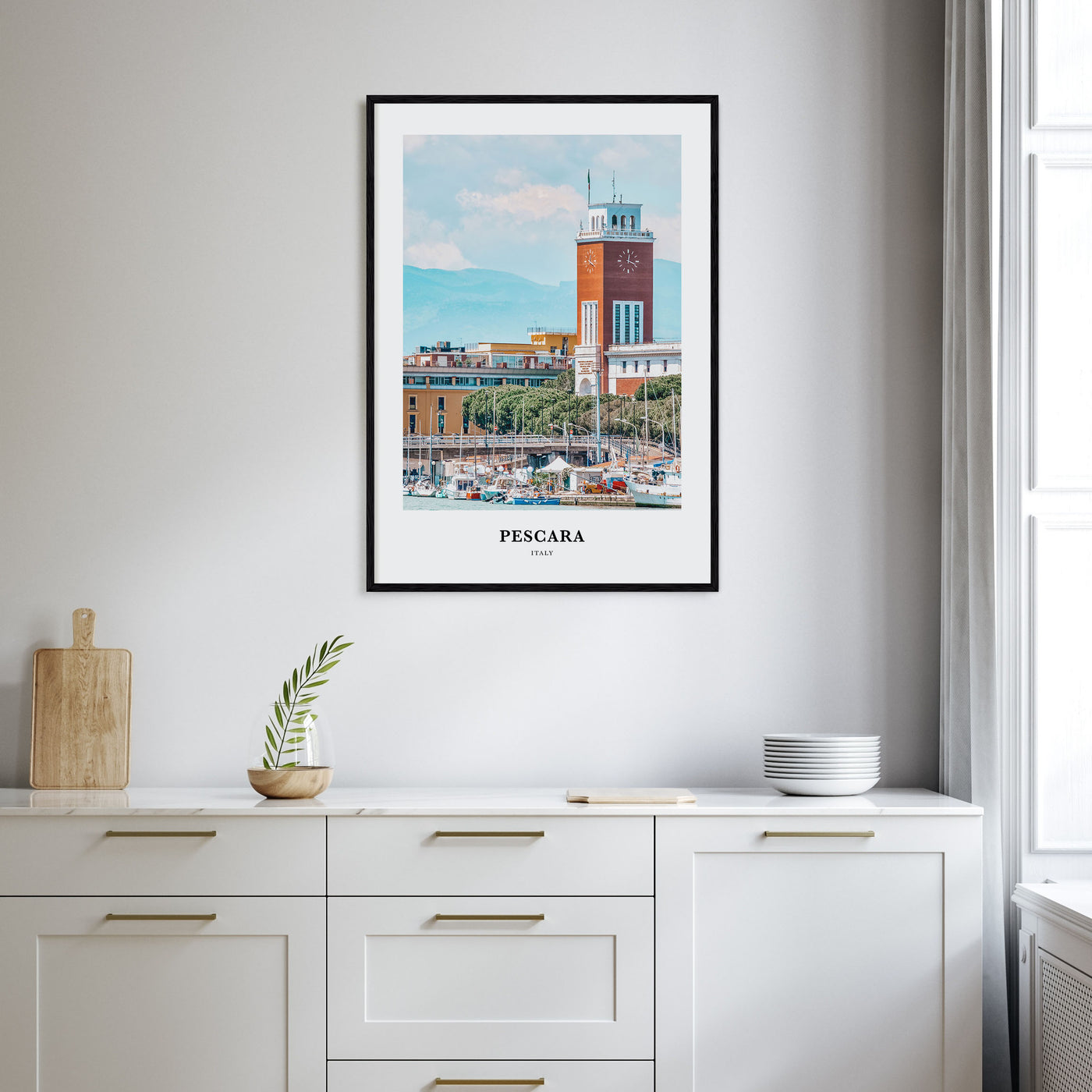 Pescara Portrait Color Poster