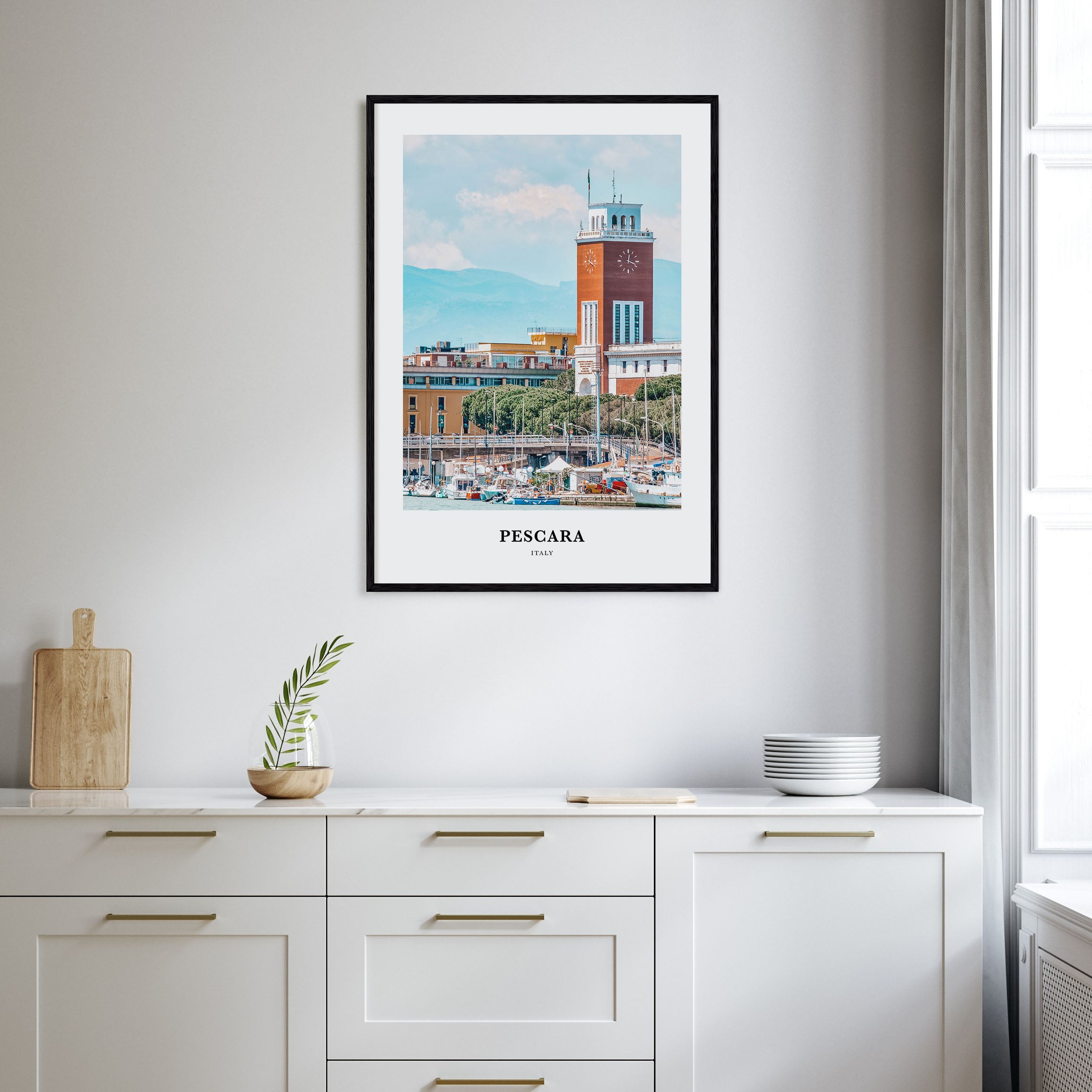 Pescara Portrait Color Poster