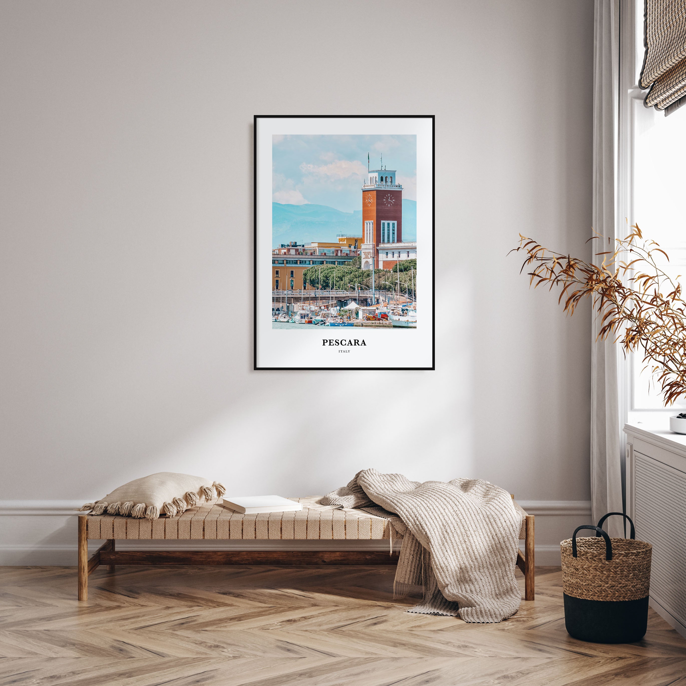 Pescara Portrait Color Poster