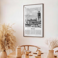Pescara Print Black and White, Pescara Wall Art, Pescara Poster, Pescara Photo, Pescara Wall Décor, Pescara Map, Italy