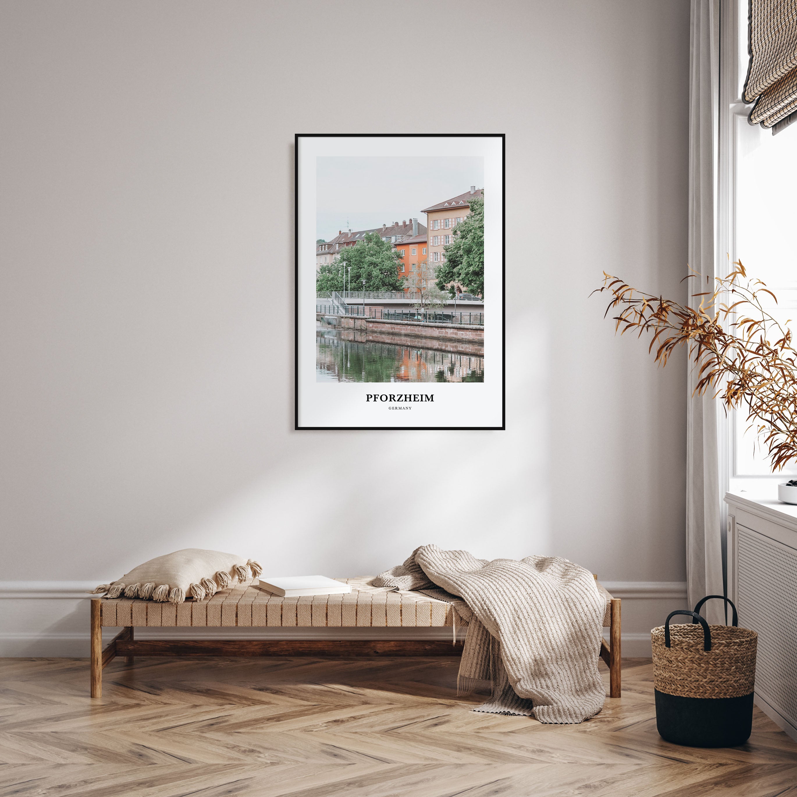 Pforzheim Portrait Color Poster
