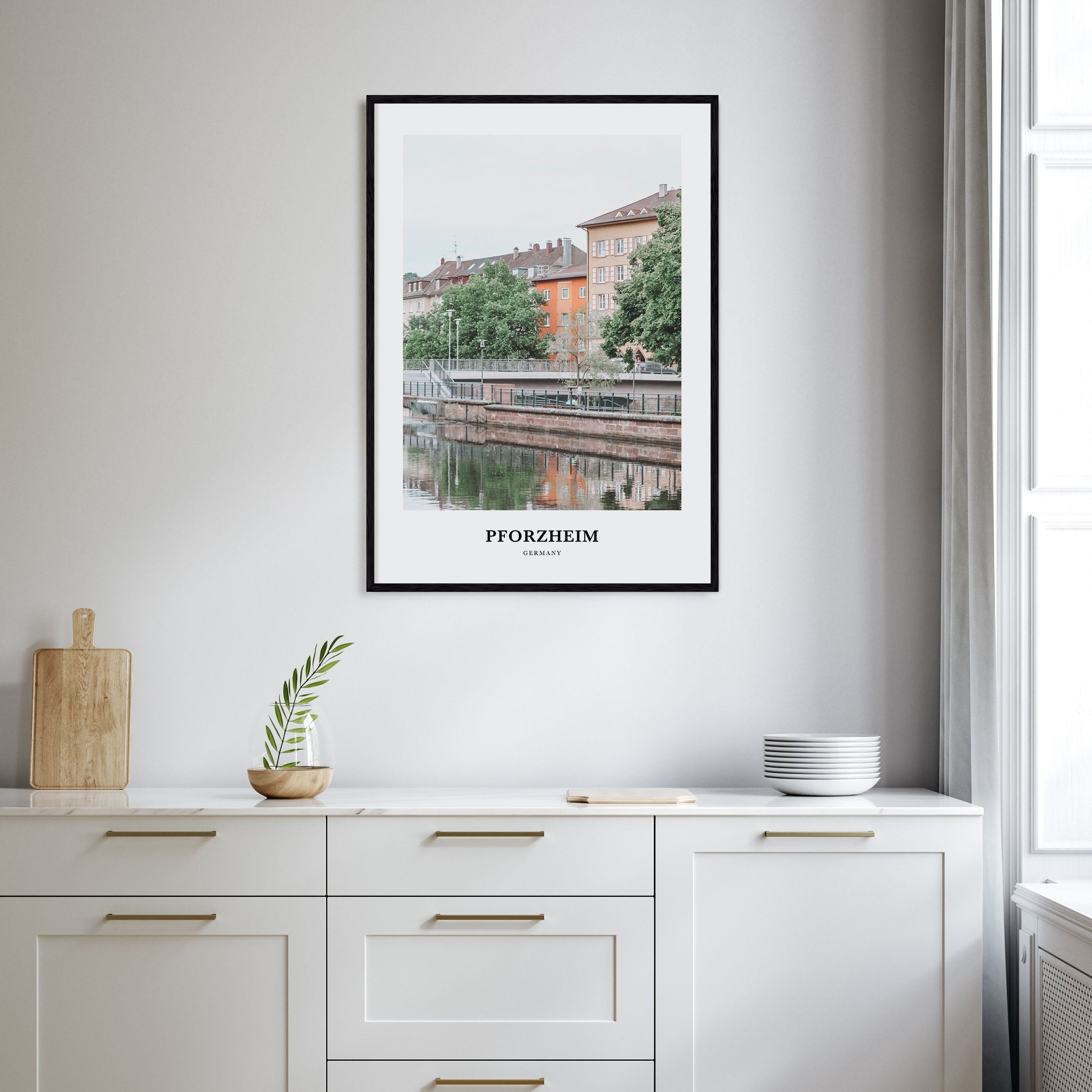 Pforzheim Portrait Color Poster