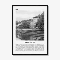 Pforzheim Print Black and White, Pforzheim Wall Art, Pforzheim Poster, Pforzheim Photo, Pforzheim Wall Décor, Pforzheim Map, Germany