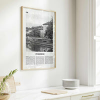 Pforzheim Print Black and White, Pforzheim Wall Art, Pforzheim Poster, Pforzheim Photo, Pforzheim Wall Décor, Pforzheim Map, Germany