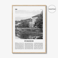 Pforzheim Print Black and White, Pforzheim Wall Art, Pforzheim Poster, Pforzheim Photo, Pforzheim Wall Décor, Pforzheim Map, Germany