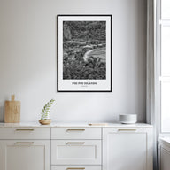 Phi Phi Islands Portrait B&W Poster