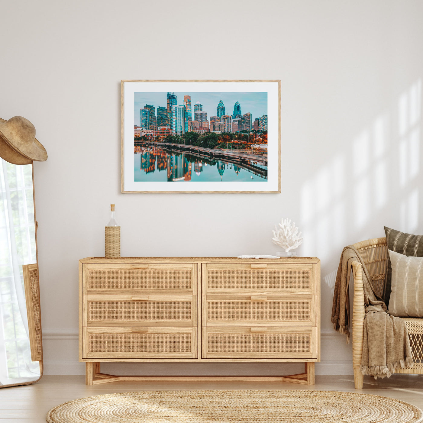 Philadelphia Landscape Color Poster