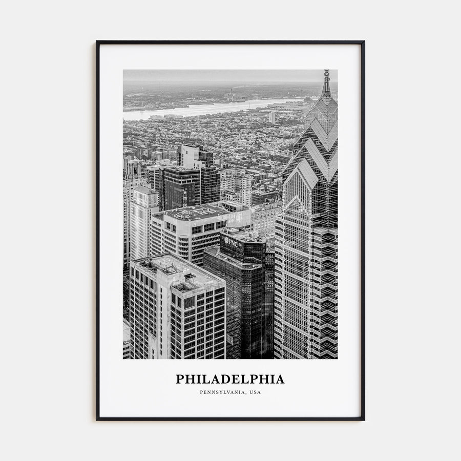 Philadelphia Portrait B&W No 1 Poster