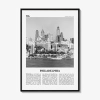 Philadelphia Print Black and White No 2, Philadelphia Wall Art, Philadelphia Poster, Philadelphia, Pennsylvania, USA United States