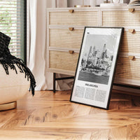Philadelphia Print Black and White No 2, Philadelphia Wall Art, Philadelphia Poster, Philadelphia, Pennsylvania, USA United States