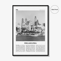 Philadelphia Print Black and White No 2, Philadelphia Wall Art, Philadelphia Poster, Philadelphia, Pennsylvania, USA United States