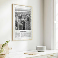 Philadelphia Print Black and White No 3, Philadelphia Wall Art, Philadelphia Poster, Philadelphia, Pennsylvania, USA United States