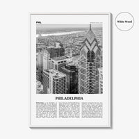 Philadelphia Print Black and White No 3, Philadelphia Wall Art, Philadelphia Poster, Philadelphia, Pennsylvania, USA United States