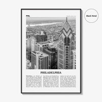 Philadelphia Print Black and White No 3, Philadelphia Wall Art, Philadelphia Poster, Philadelphia, Pennsylvania, USA United States