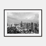 Philippines Landscape B&W Poster