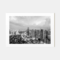 Philippines Landscape B&W Poster