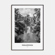 Philippines Portrait B&W No 2 Poster