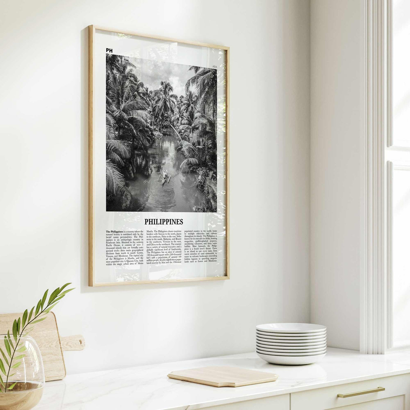 Philippines Print Black and White No 1, Philippines Wall Art, Philippines Poster, Philippines Photo, Manila, Pilipinas, Filipino, Asia