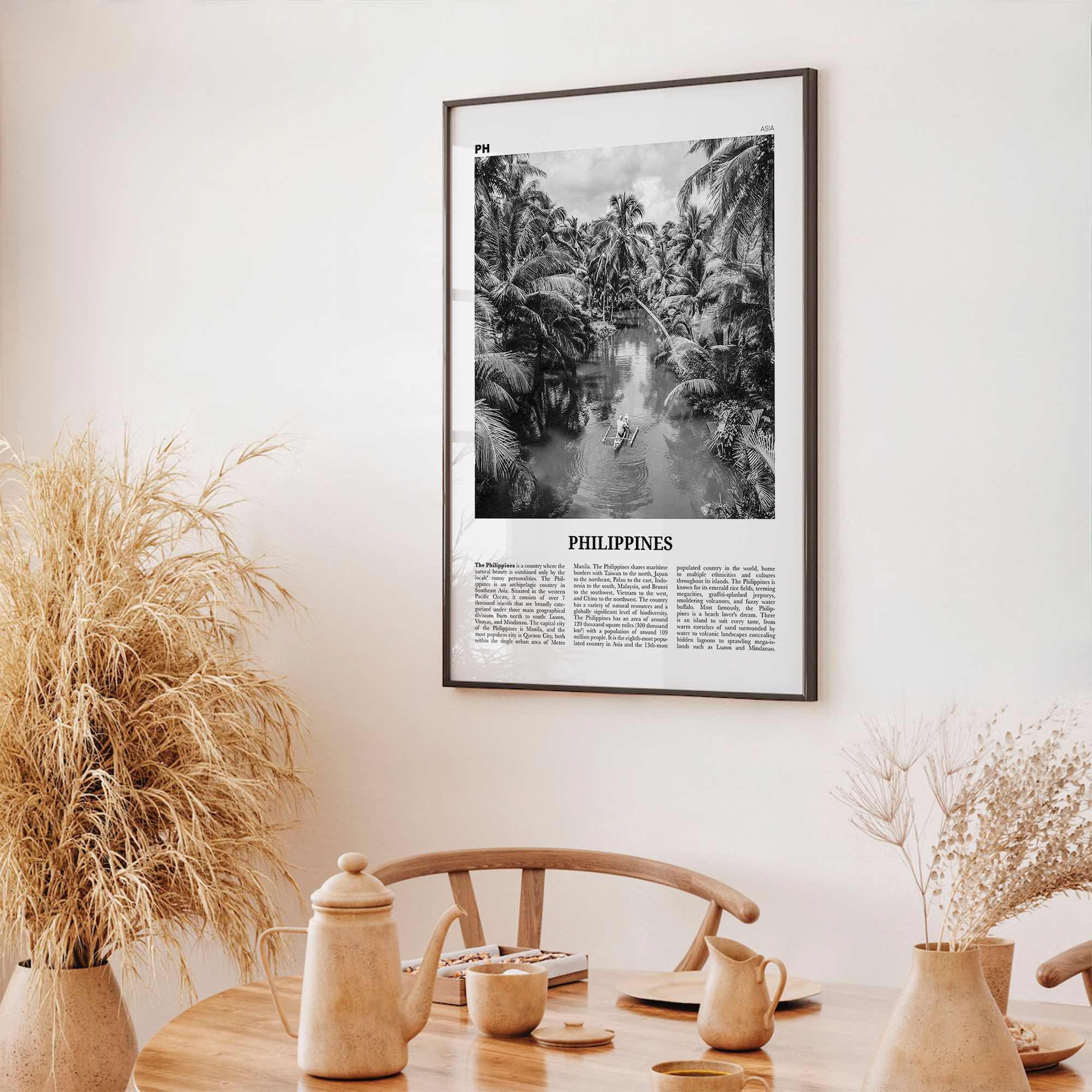 Philippines Print Black and White No 1, Philippines Wall Art, Philippines Poster, Philippines Photo, Manila, Pilipinas, Filipino, Asia