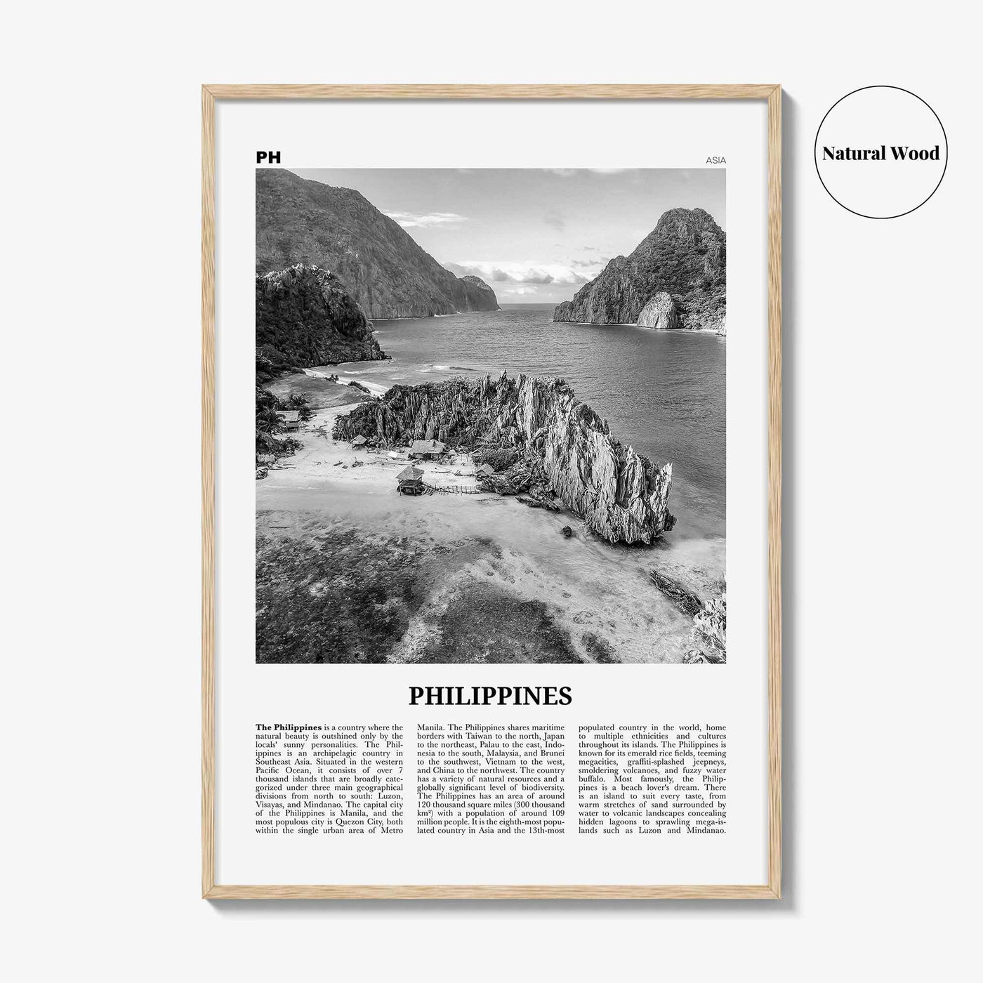 Philippines Print Black and White No 2, Philippines Wall Art, Philippines Poster, Philippines Photo, Manila, Pilipinas, Filipino, Asia