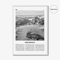 Philippines Print Black and White No 4, Philippines Wall Art, Philippines Poster, Philippines Photo, Philippines Wall Décor, Philippines Map