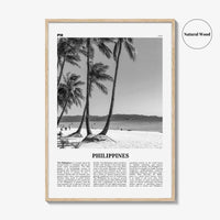 Philippines Print Black and White No 5, Philippines Wall Art, Philippines Poster, Philippines Photo, Philippines Wall Décor, Philippines Map