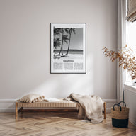 Philippines Travel B&W No 5 Poster