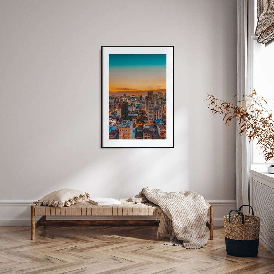 Phnom Penh Photo Color Poster
